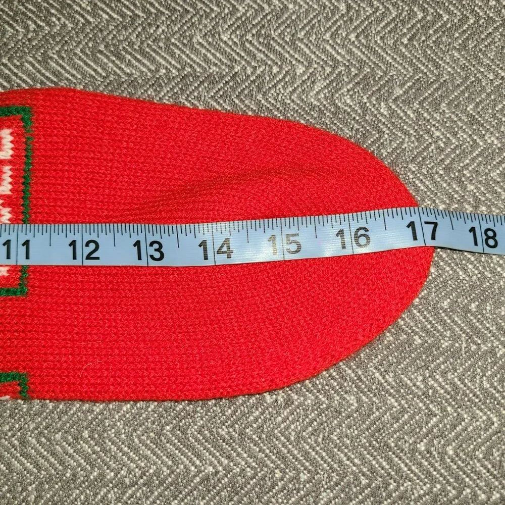 Vintage noel Christmas stocking